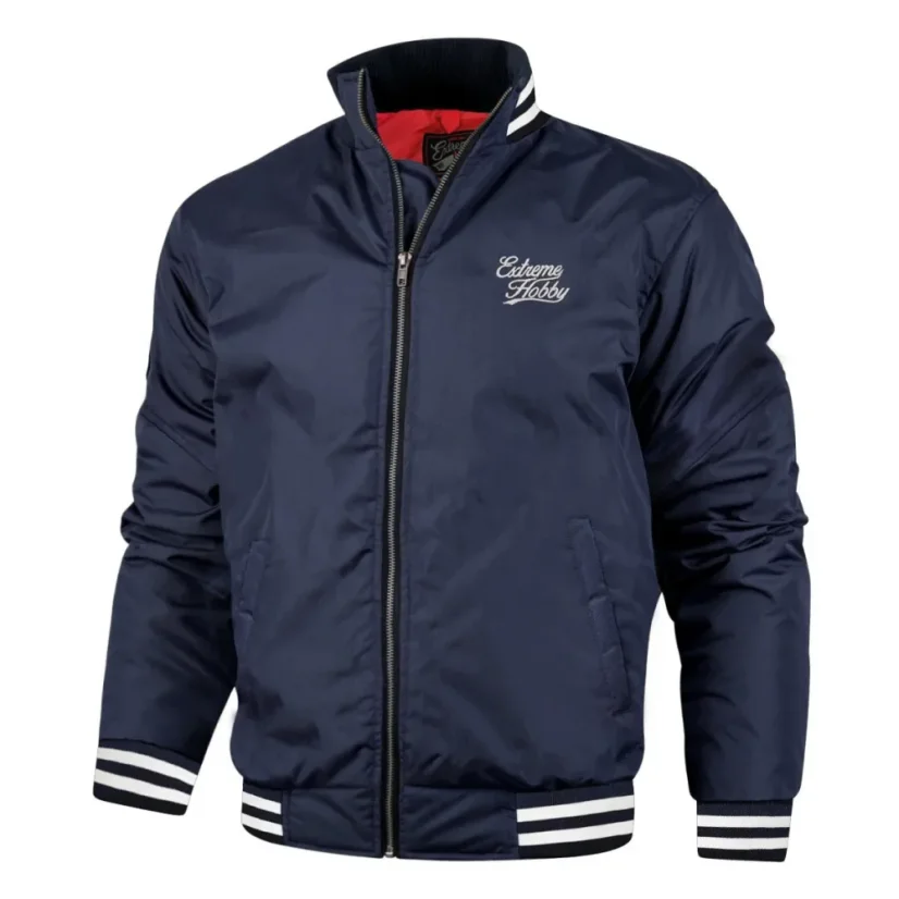 Baseballová bunda BASH - Barva: ČERNÁ, Velikost: 2XL