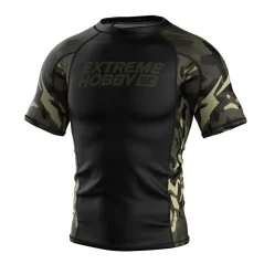 Pánský rashguard s krátkým rukávem JUNGLE PANTHER