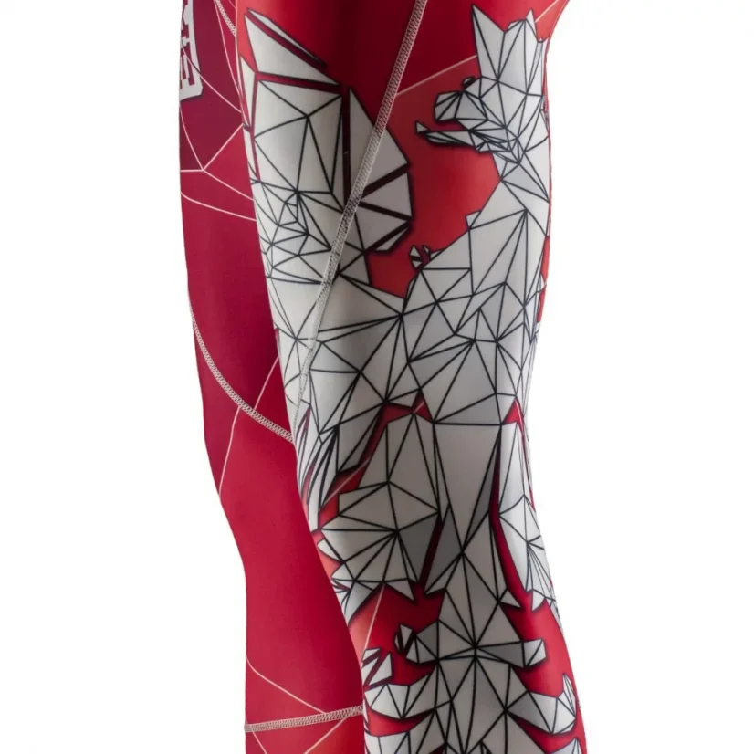Pánské sportovní legíny POLSKA red