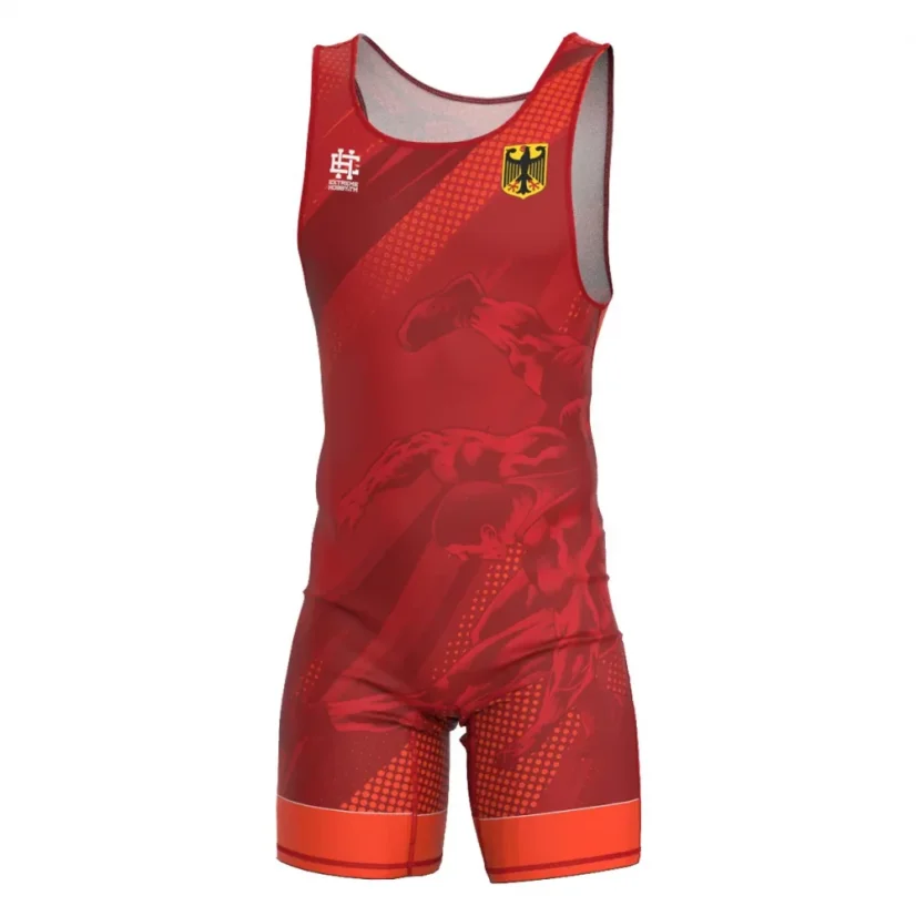 Pánský wrestlingový dres NĚMECKO