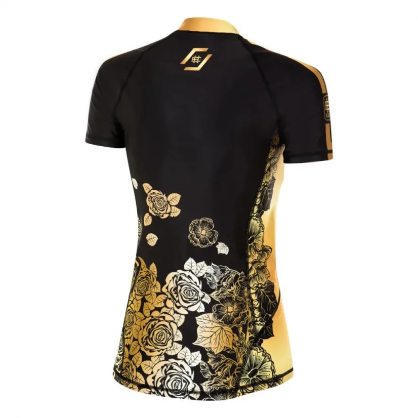 Dámský rashguard s krátkým rukávem ROSE - Velikost: L