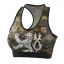Dámská sportovní podprsenka ČESKÝ LEV - Barva: CAMO, Velikost: XS
