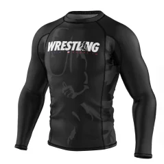 Pánský rashguard s dlouhým rukávem BOLD WRESTLING