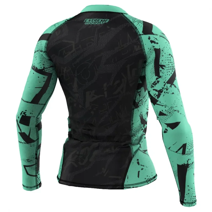Dámský rashguard s dlouhým rukávem NEO - Barva: RŮŽOVÝ, Velikost: S