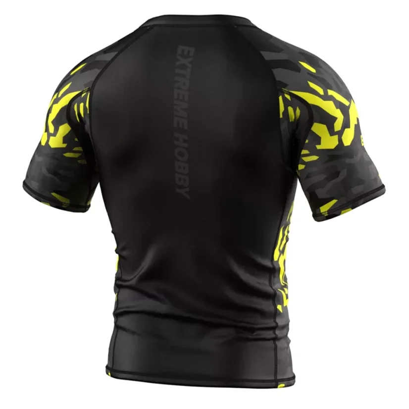 Pánský rashguard s krátkým rukávem BLACK PANTHER