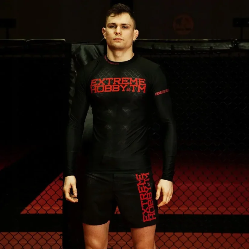 Pánský rashguard s dlouhým rukávem BLACK ARMOUR