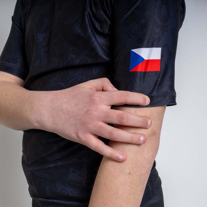 Dětský rashguard s krátkým rukávem ČESKO 2026