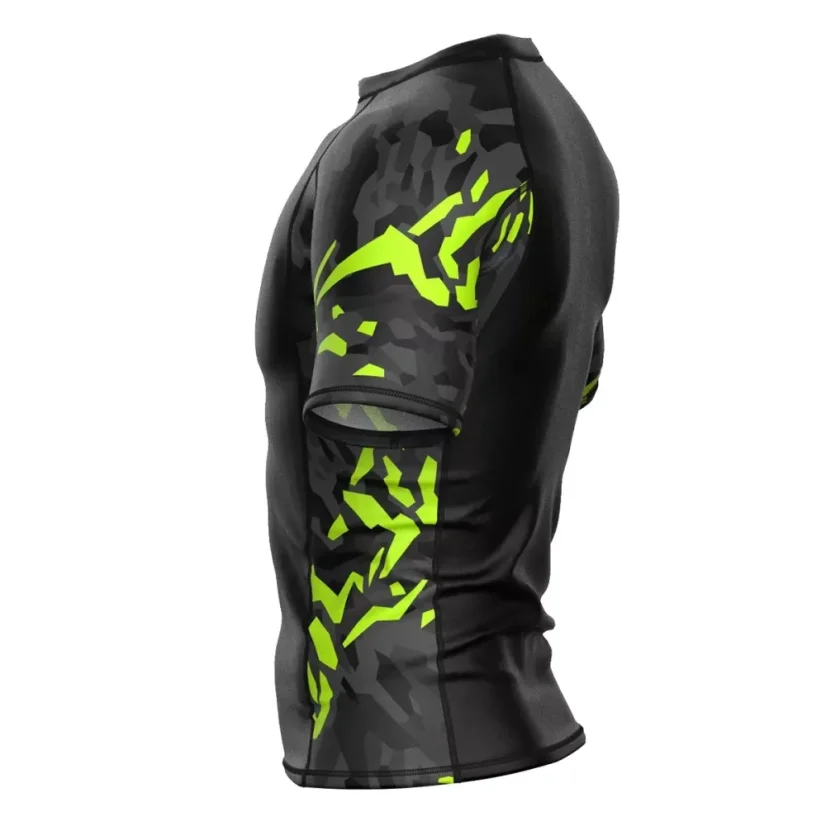 Pánský rashguard s krátkým rukávem BLACK PANTHER