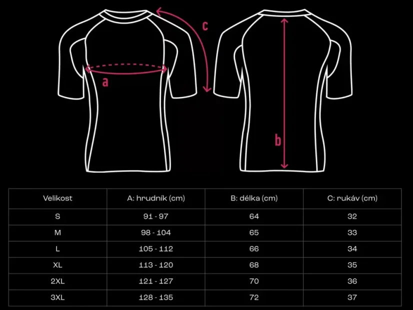 Pánský rashguard s krátkým rukávem ČESKO / 24