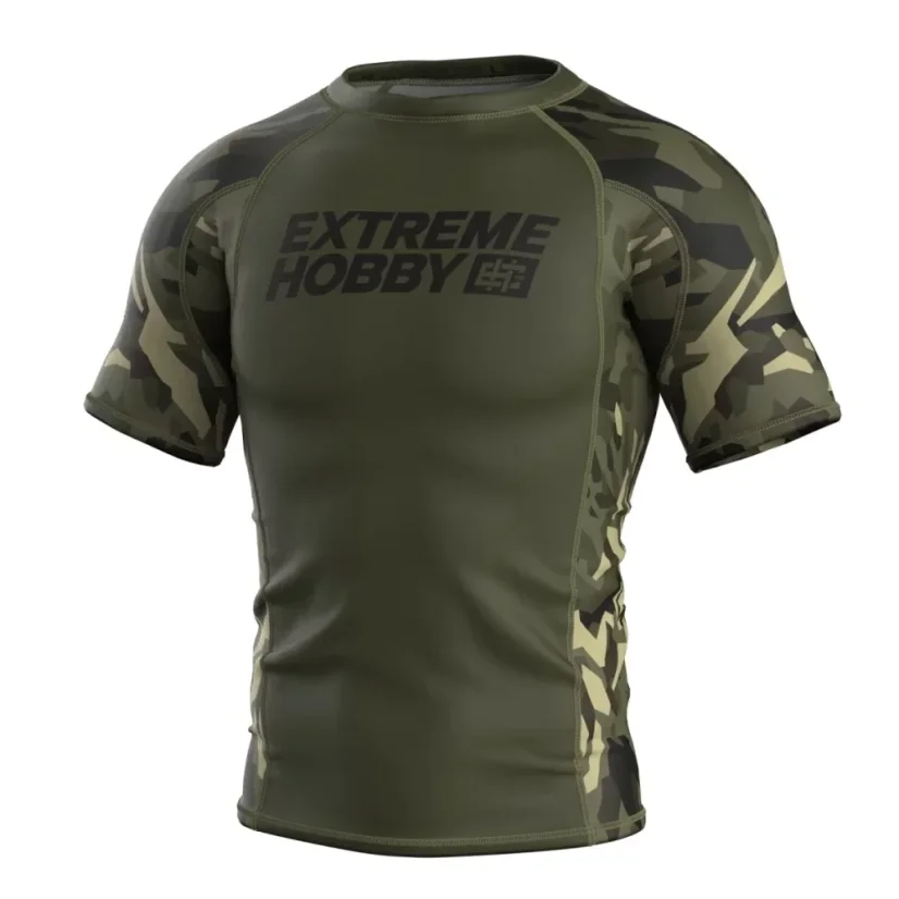 Pánský rashguard s krátkým rukávem JUNGLE PANTHER