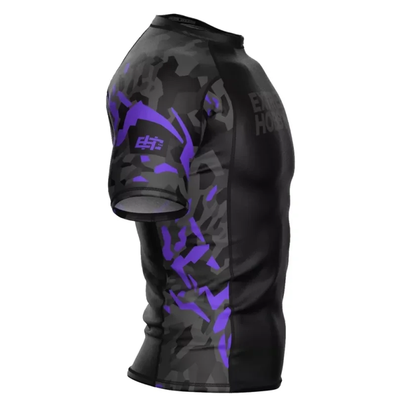 Pánský rashguard s krátkým rukávem BLACK PANTHER