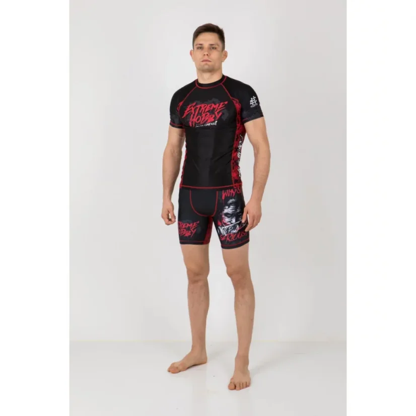 Pánský rashguard s krátkým rukávem WHY SO SERIOUS