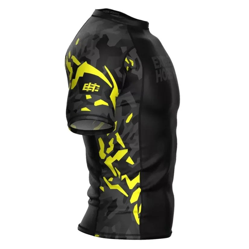 Pánský rashguard s krátkým rukávem BLACK PANTHER