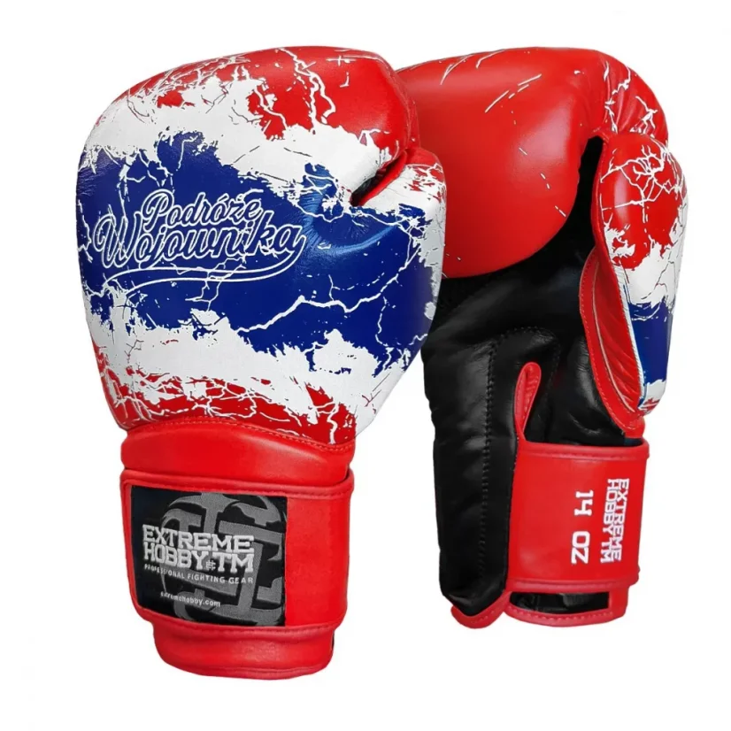 Boxovací rukavice PODRÓŻE WOJOWNIKA - Velikost: 14 OZ