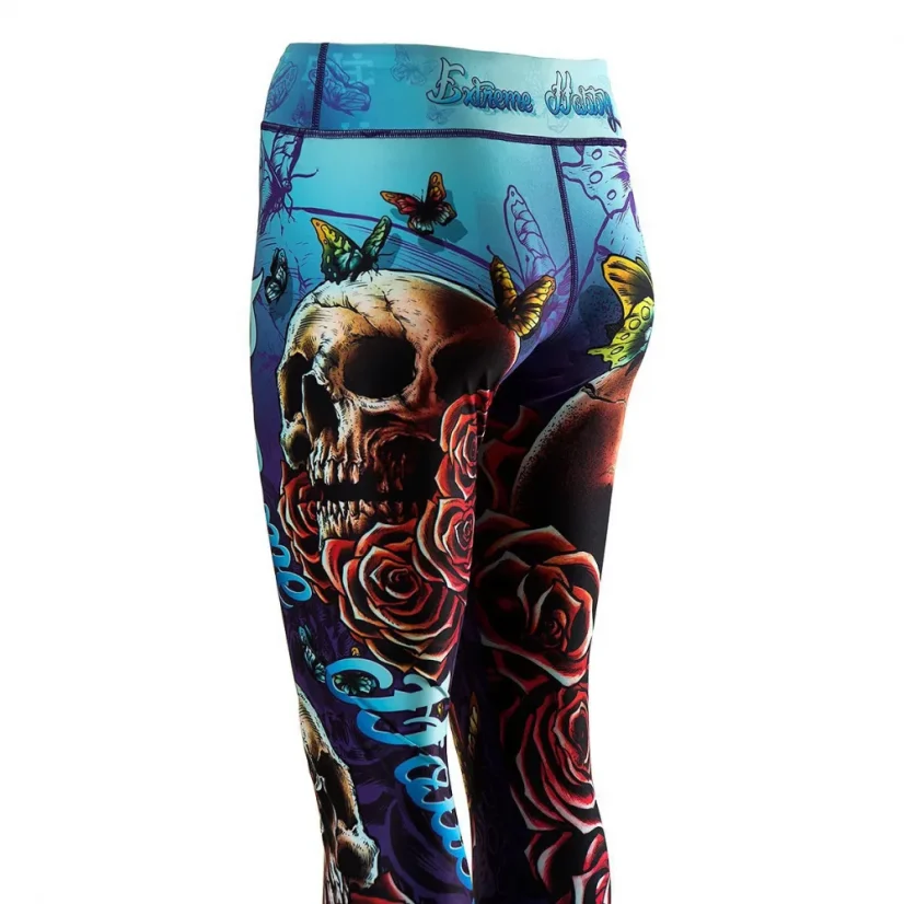 Dámské sportovní legíny SKULL 2 - Velikost: L