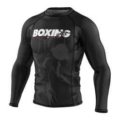 Pánský rashguard s dlouhým rukávem BOLD BOXING