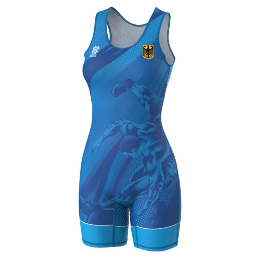 Dámský wrestlingový dres NĚMECKO