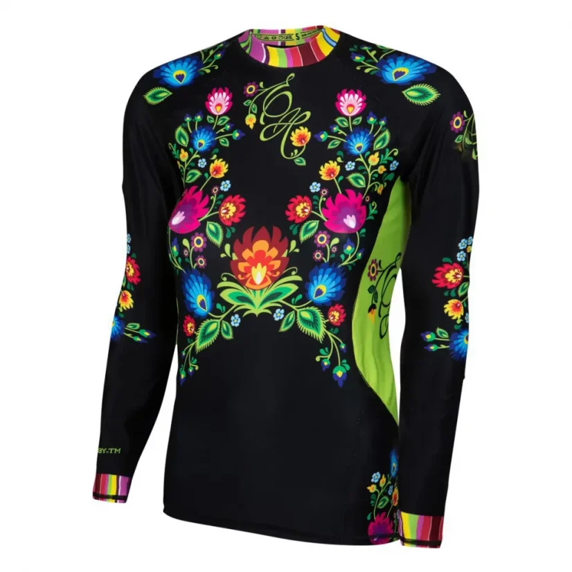 Dámský rashguard s dlouhým rukávem FOLK - Velikost: XL