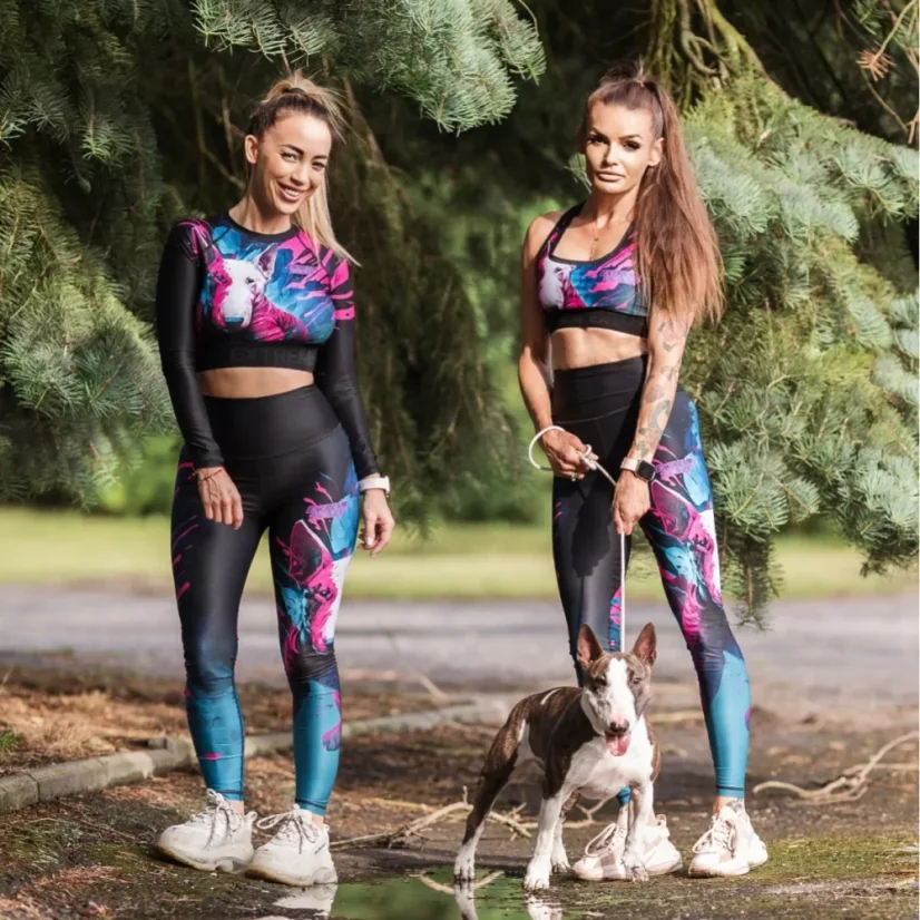Dámský Crop Top rashguard s dlouhým rukávem VIVID BULTERIER