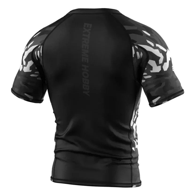 Pánský rashguard s krátkým rukávem BLACK PANTHER