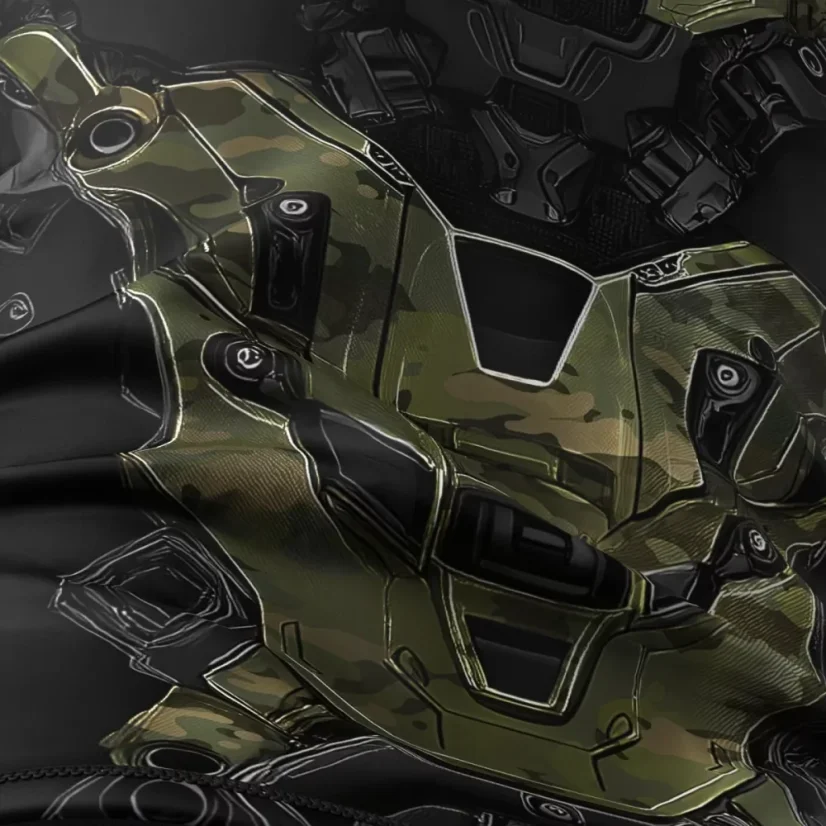 Pánský rashguard s dlouhým rukávem IRON FORCE