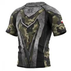 Pánský rashguard s krátkým rukávem MILITARY