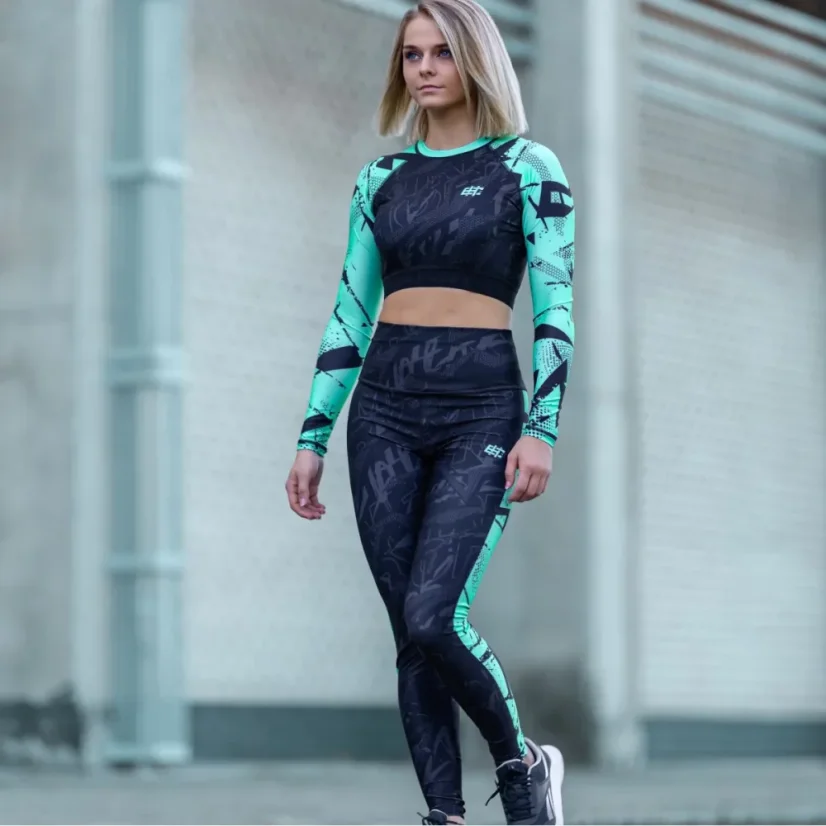Dámské sportovní legíny NEO - Barva: RŮŽOVÝ, Velikost: M