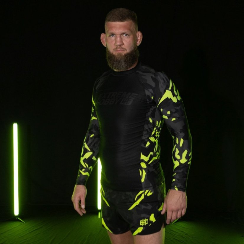 Pánský rashguard s dlouhým rukávem BLACK PANTHER